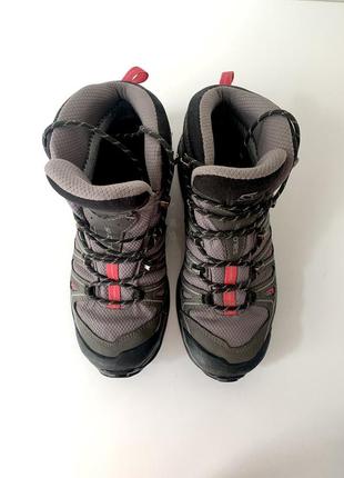 Трекінгові черевики salomon x ultra 3 mid gtx goretex gore-tex трекінгові чоботи4 фото
