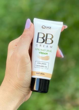 Тональний вв-крем quiz cosmetics bb beauty balm cream spf15 - natural к. 1313