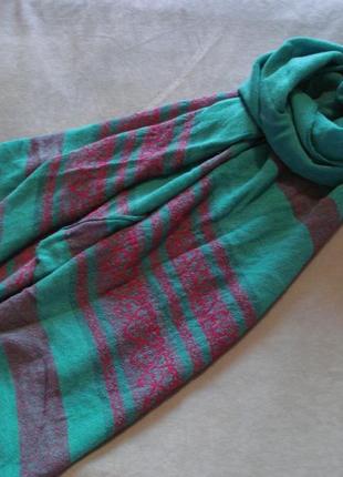 Зимовий шарф-палантин