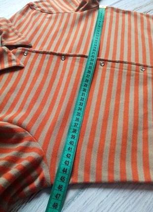 Трикотажная рубашка в полоску nike golf винтаж вiнтажна сорочка у смужку6 фото