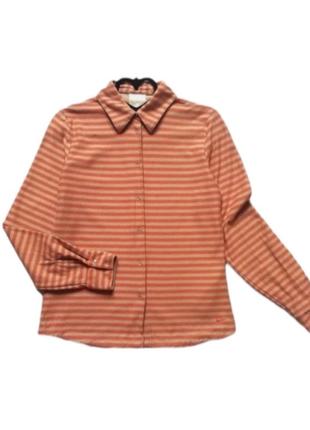 Трикотажная рубашка в полоску nike golf винтаж вiнтажна сорочка у смужку1 фото