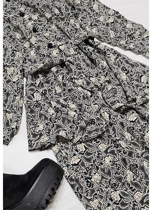 Платье st.michael миди с цветочным принтом