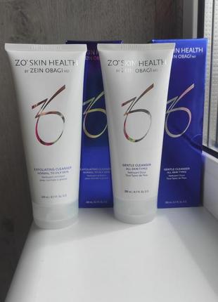 Розлив zein obagi гель для умывания exfoliating cleanser, gentle cleanser оригинал! распив, разлив