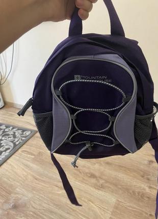 Класний рюкзачок, темно фіолетового кольору, з кольру лаванди вставочьки по бокам👌2 фото