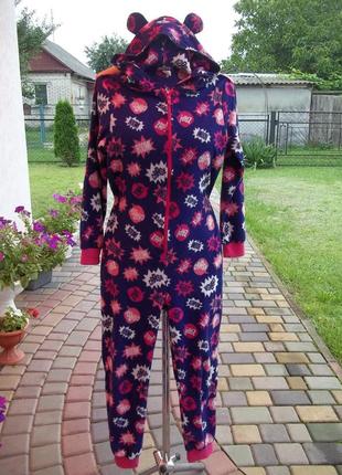 ( 9 - 10 лет ) флисовая пижама кигуруми для мальчика девочки б / у