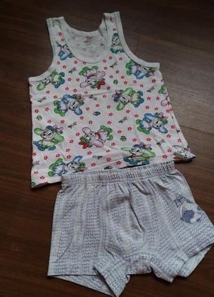 Майка, труси на хлопчика 3 років.