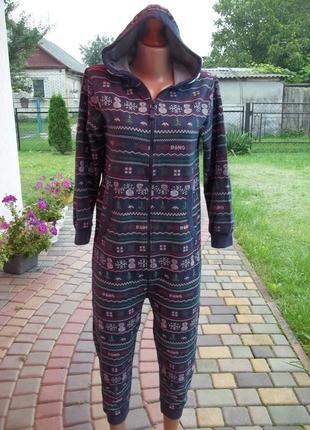 ( 11 лет ) байковая хлопковая пижама кигуруми для мальчика девочки б / у