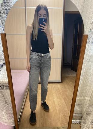 Сірі джинси topshop