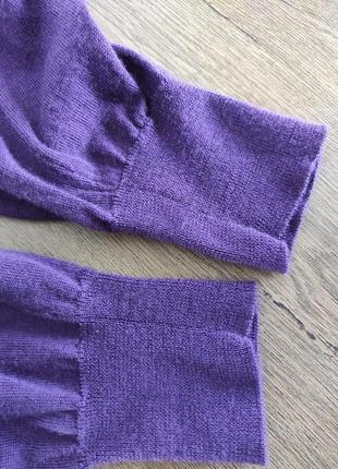 Cветр лонгслів пуловер peter hahn вовна 🐑, фіолетовий,44-505 фото