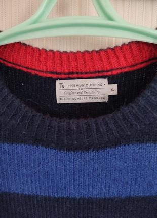 Чоловічий светр в полоску розмір 502 фото
