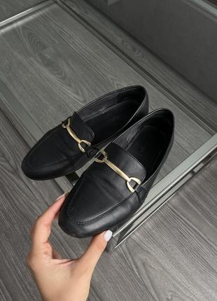 Кожаные лоферы от asos