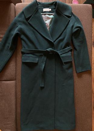 Шерстяне жіноче пальто 38 розмір осінь/зима
