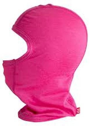 Ulvang легкая балаклава детская 51 см 2-3-4 г девочке розовая 100% шерсть мериноса
