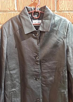 Шкіряний піджак, куртка з телячої шкіри3 фото