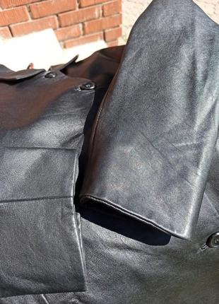Шкіряний піджак, куртка з телячої шкіри4 фото