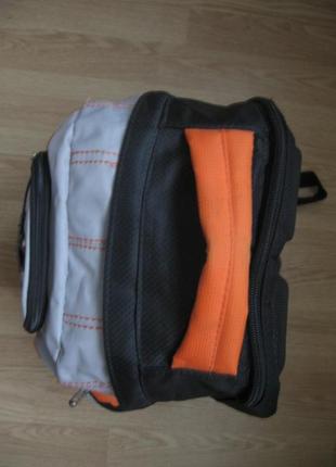 Рюкзак для підлітків ground (сіро-помаранчевий)3 фото