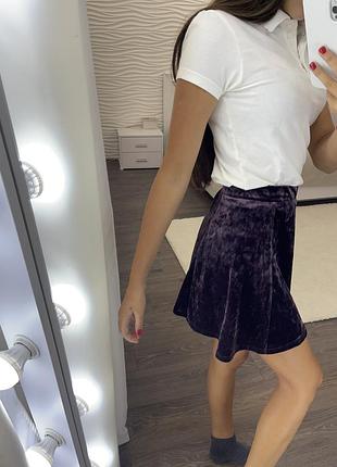 Бархатная юбка 2