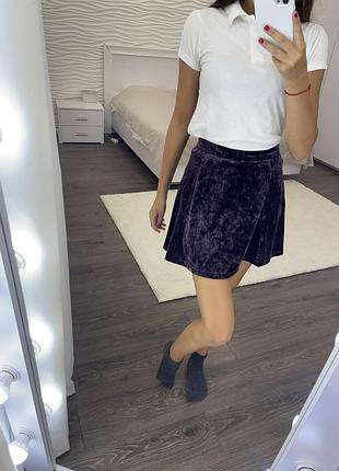 Бархатная юбка