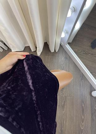 Бархатная юбка 3