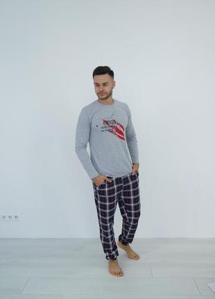 Чоловічий домашній комплект nicoletta кофта та штани туреччина