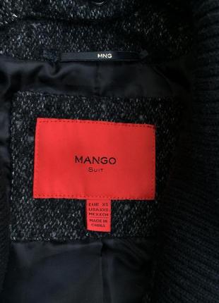 Пальто mango двобортне,вовняне, піджак вовняне6 фото