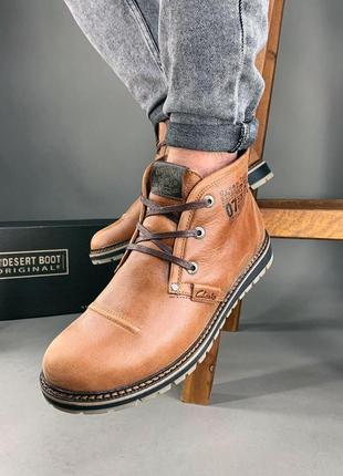 Чоловічі ботінки  clark boot brown мужские ботинки