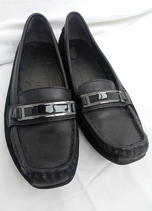 Ткфлі мокасіни шкіряні footglove