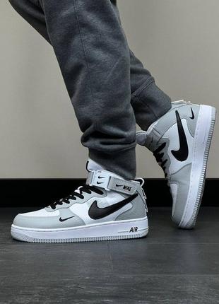 Мужские кроссовки nike air force mid utility5 фото