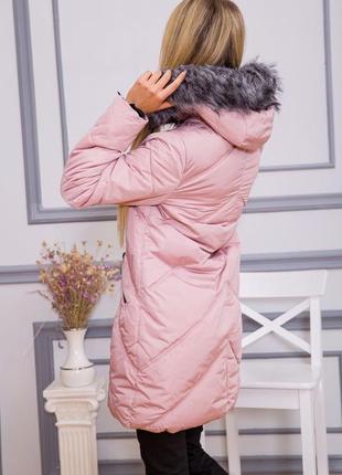 Женское пальто на синтепоне с капюшоном8 фото