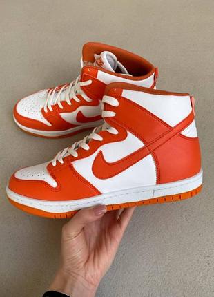 Кроссовки nike dunk hight syracuse3 фото