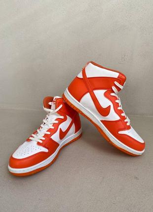 Кроссовки nike dunk hight syracuse2 фото