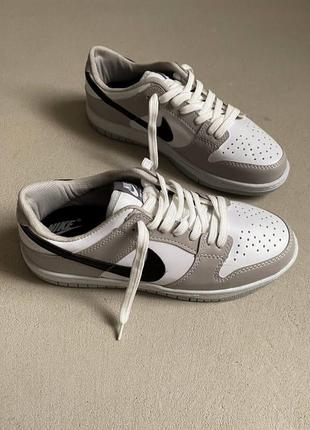 Кросівки nike dunk low grey black