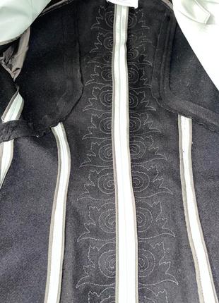 Куртка кожанна піджак versace collection р.40/xs4 фото