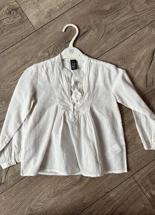 Блуза, рубашка zara 2-3 роки