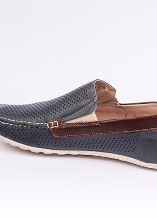 Чоловічі лофери  moccasins kadar l 215 blue мужские лоферы