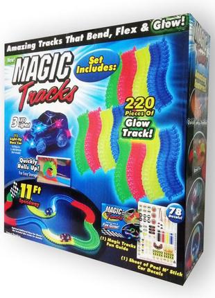 Трек гоночний magic tracks гоночна траса на 220 деталей