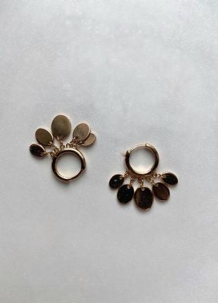 Сережи з монетками