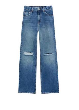 Джинси pull&bear 38 розмір з розрізами