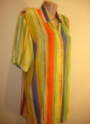 Яркая блуза-туника с разрезами--reverie2 фото