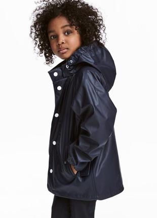 Дощовик плащ з капюшоном h&m 122/128