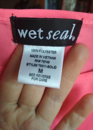 Майка розовая wet seal2 фото