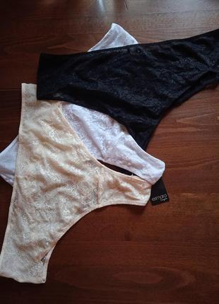 Трусики стрінги стринги жіночі бікіні бразиліани esmara мереживо