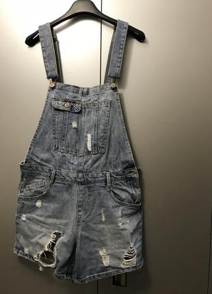 Джинсовий комбінезон zara (оригінал)