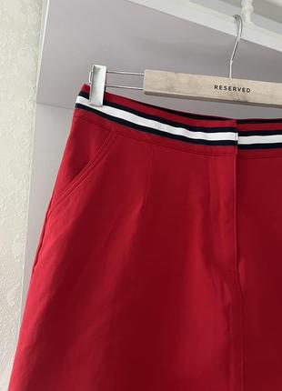 Красная юбка шорты tommy hilfiger3 фото