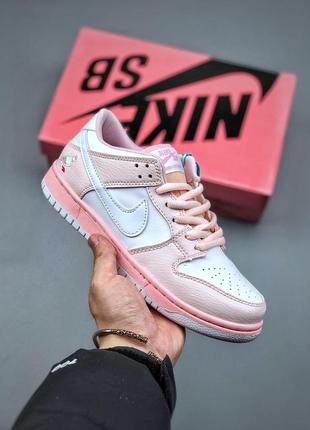 Кроссовки nike sb dunk x civilist low pink 36-40