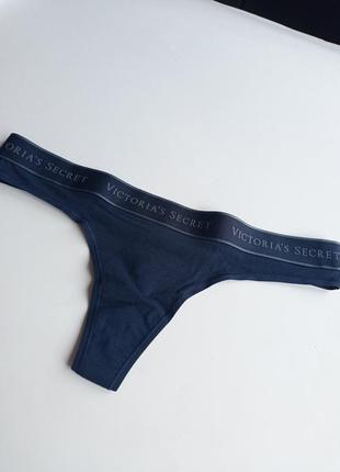 Victoria´s victorias secret виктория сикрет трусики стринги logo cotton thong panty8 фото