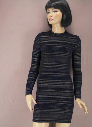 Крутое стильное брендовое платье "topshop" с люрексом. размер uk10/eur38.6 фото