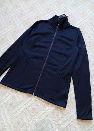 Чорна жіноча легка спортивна куртка від crivit sports (німеччина), розмір s1 фото