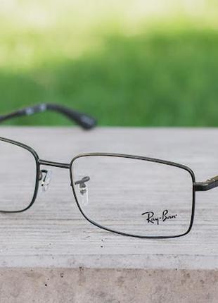 Мужские черные металлические очки rb 6284 /2503 от ray ban!