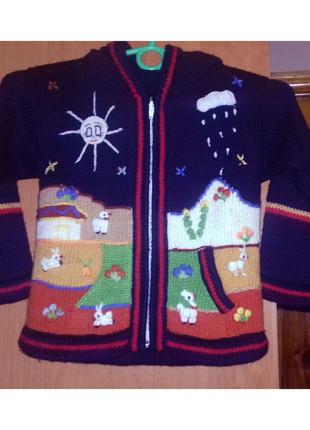 Фабрична кофта "під ручну в'язку" (німеччина)